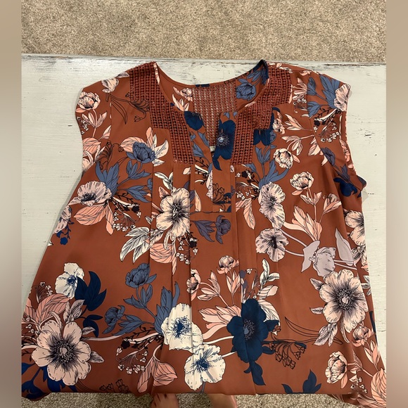 Daniel rainn floral top 3X - Picture 1 of 8